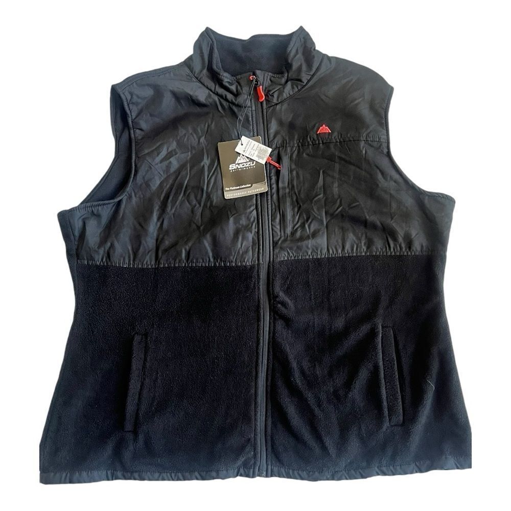 NWT Snozu Performance Outerwear  weather Resistant Fleece Vest Size 3X